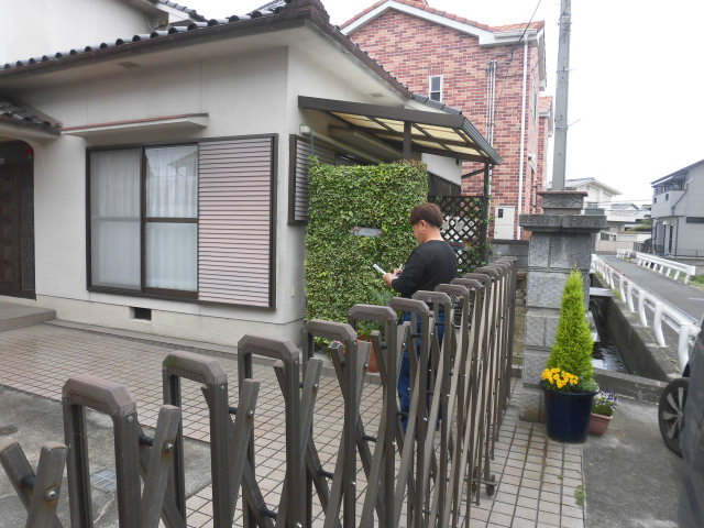 泉北郡忠岡町のサイクルポートの波板張替え