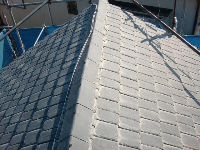 和歌山市善明寺の屋根現況