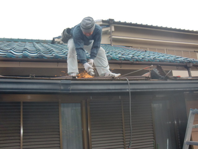 岸和田市 板金屋根張替