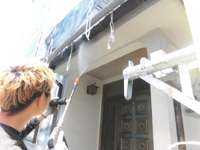 泉北郡忠岡町の高圧洗浄