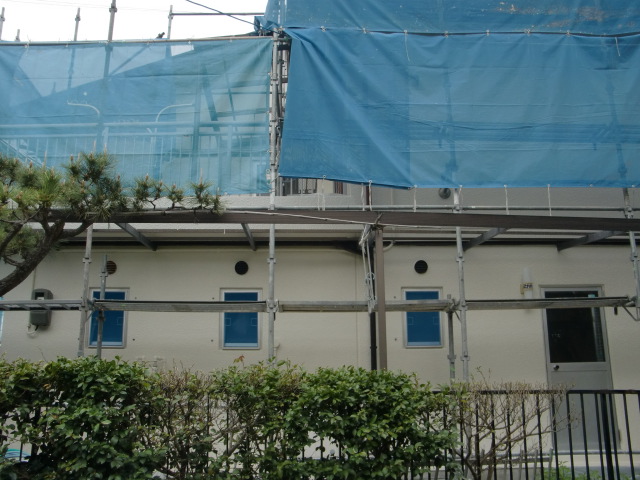 岸和田市天神山町の外壁塗装完了