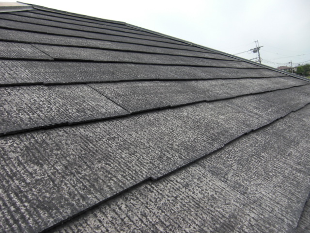 岸和田市三田町の縁切り前の屋根の瓦