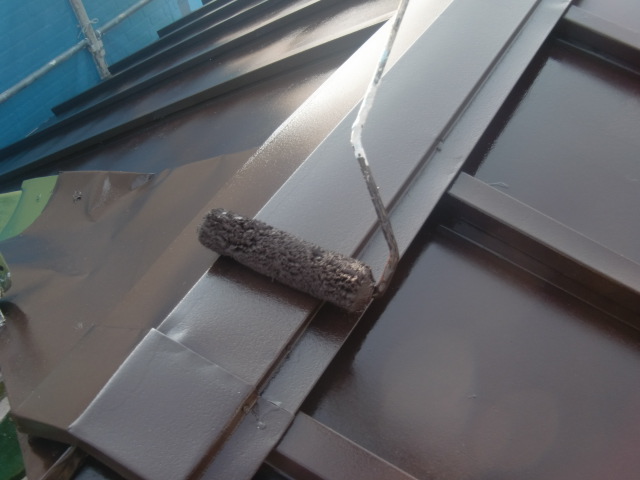 泉佐野市のトタン屋根の塗装