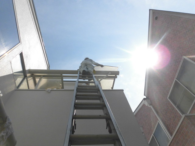 貝塚市半田のテラス屋根復旧