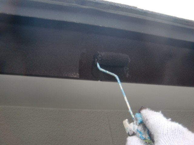 忠岡町の鼻隠し塗装