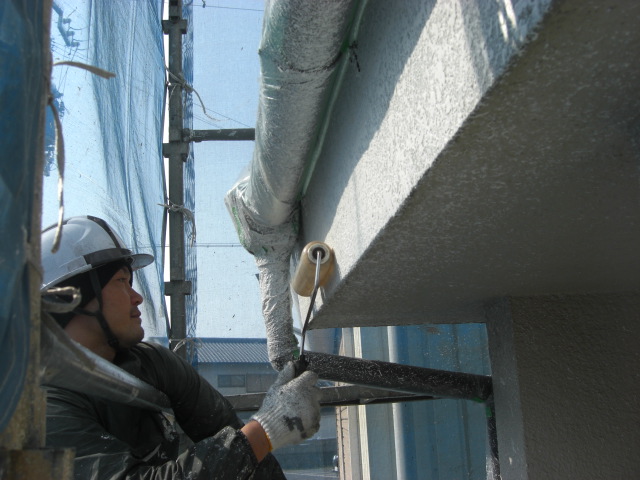 岸和田市の軒先にもパターン付け