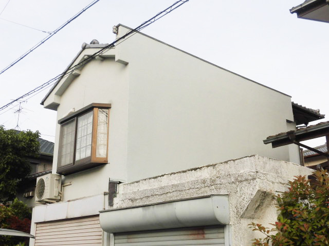 岸和田市上松町の外壁改修完了