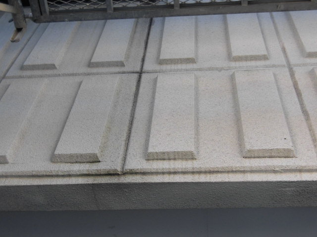 岸和田市紙屋町のALC外壁の目地現況