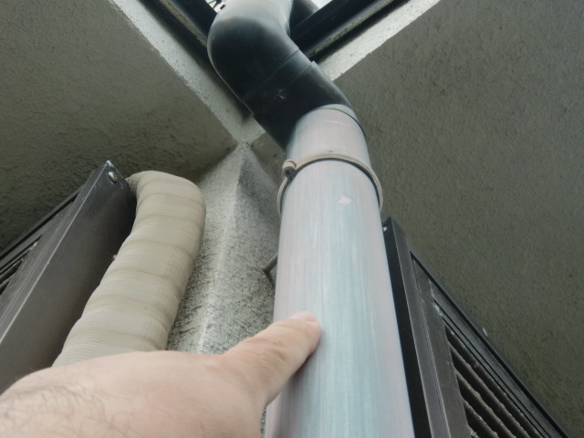 泉南郡岬町の劣化した雨樋