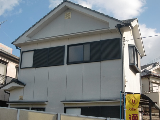 貝塚市の塗装前の現況