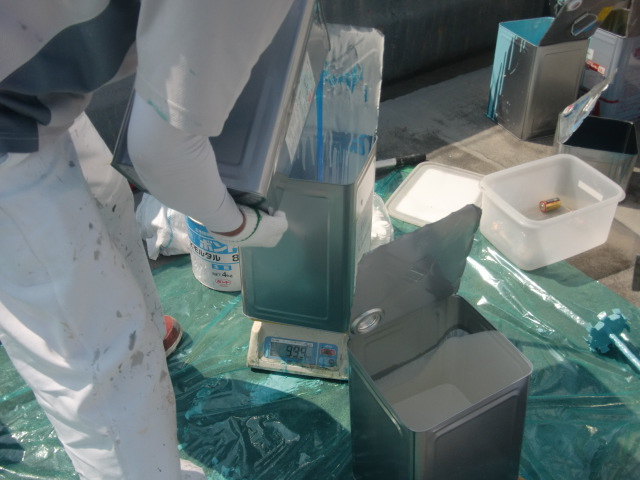 岸和田市の倉庫陸屋根を防水