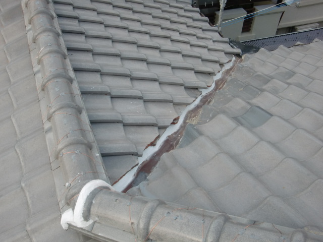 岸和田市の谷樋の際復旧完了