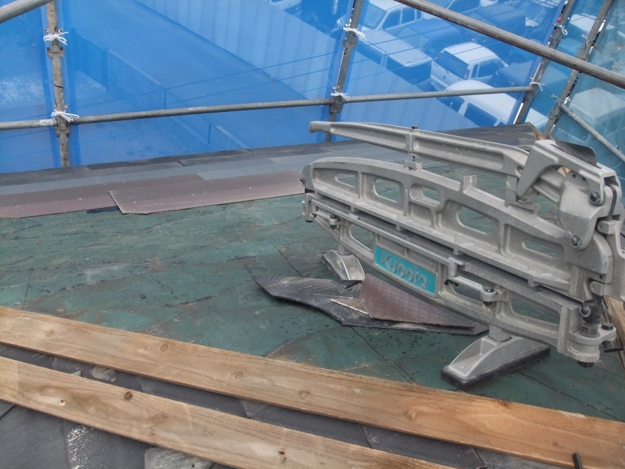 岸和田市尾生町の屋根葺き替え