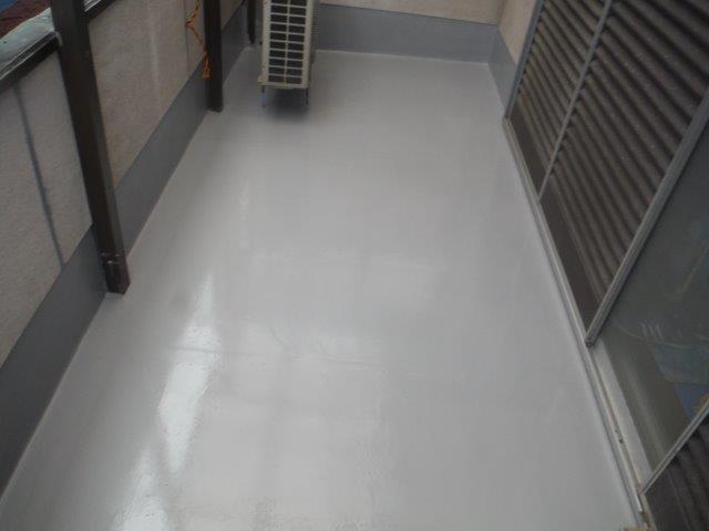 和泉市のベランダ防水後