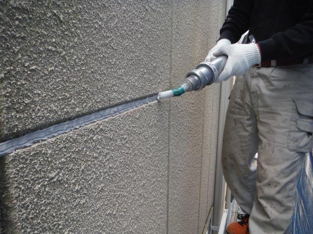 貝塚市のALCパネルの目地シーリング打ち増し