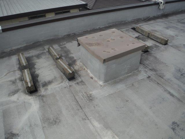 貝塚市の陸屋根の現況