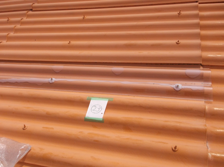 泉佐野市の工場の雨漏り修理23カ所