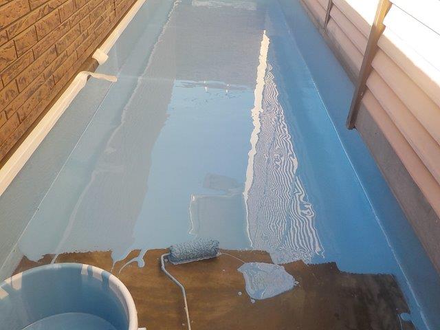 貝塚市のベランダ防水工事