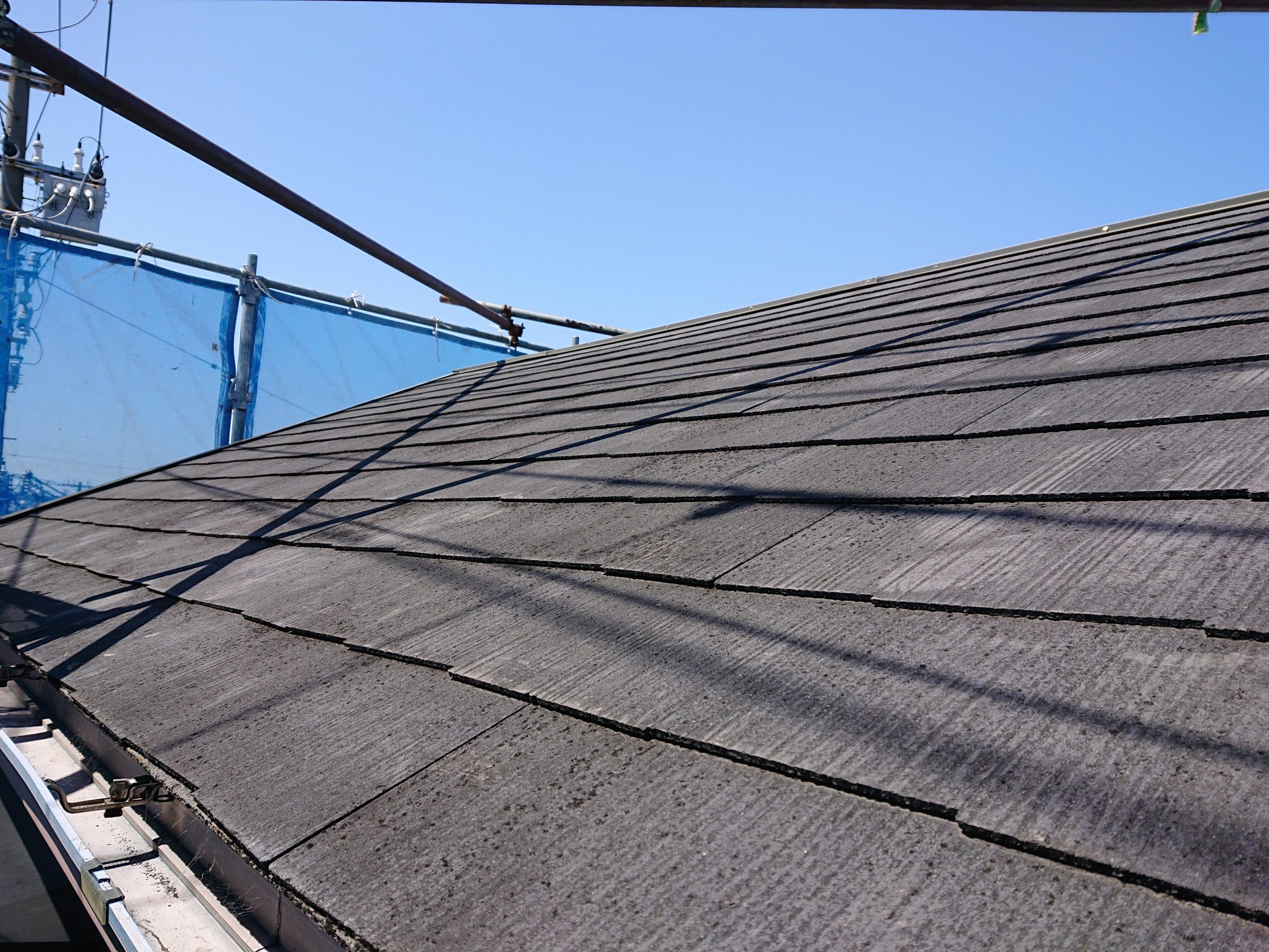 高石市のスレートの劣化状況