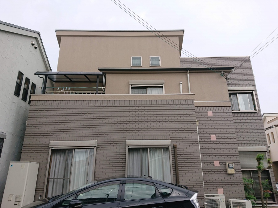 泉大津市の外壁塗装完了