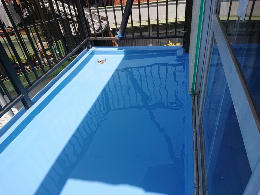 和泉市でご提案したウレタン防水