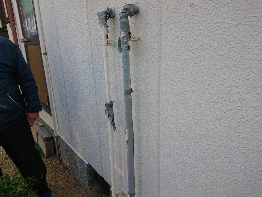 岸和田市の配管の保温材