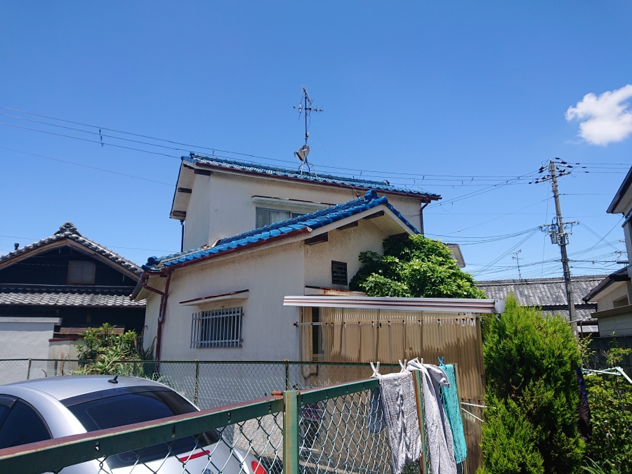 岸和田市の屋根修理完了後