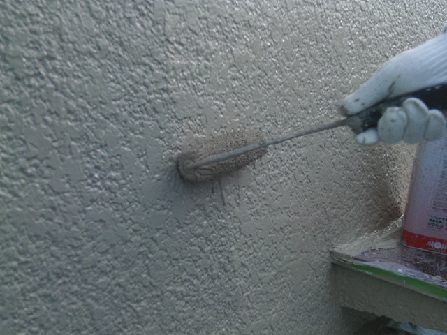 岸和田市吉井町の外壁上塗り