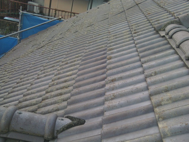 泉南郡岬町の洋風瓦の現況