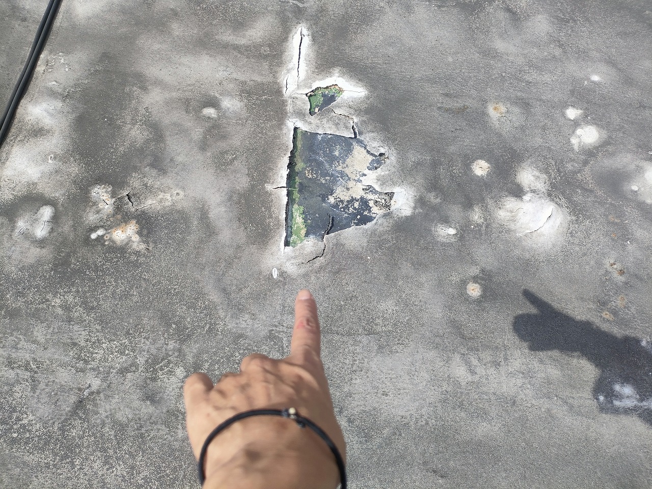 貝塚市の陸屋根の防水