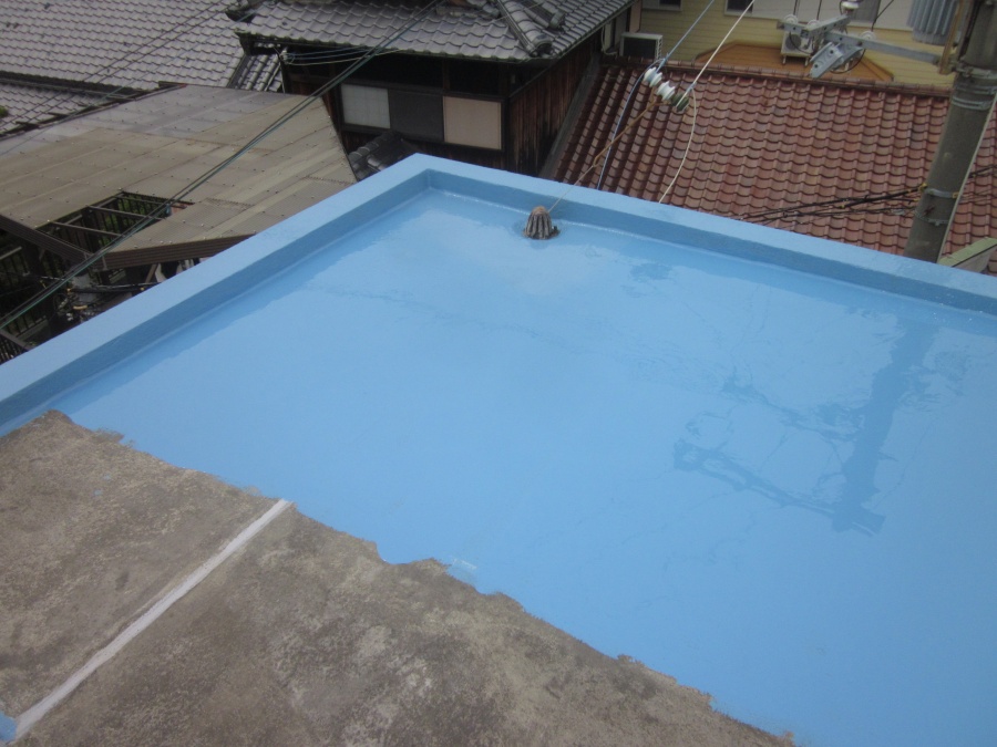 和泉市の陸屋根防水工事
