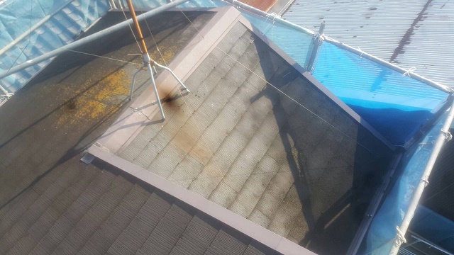 和泉市の屋根塗装前の現況