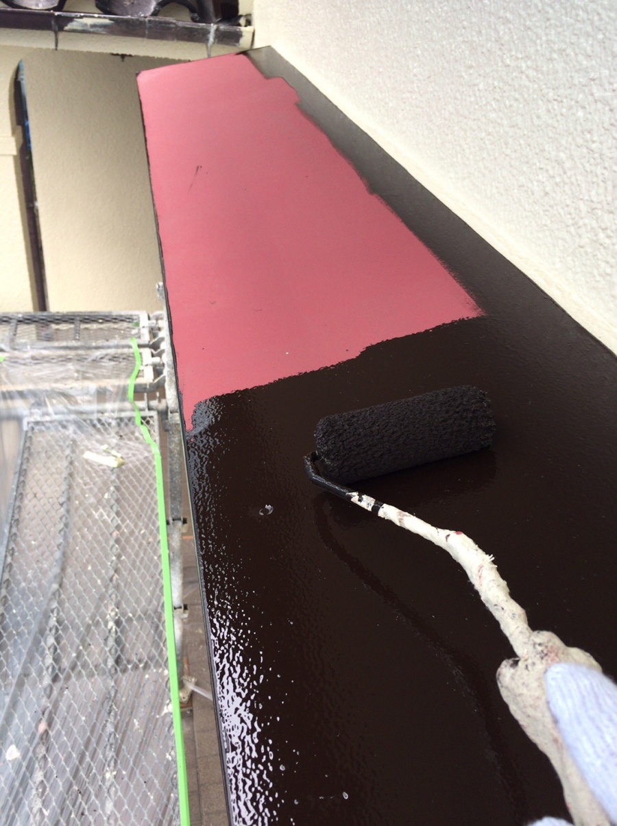 泉北郡忠岡町の外壁塗装の付帯部塗装/庇