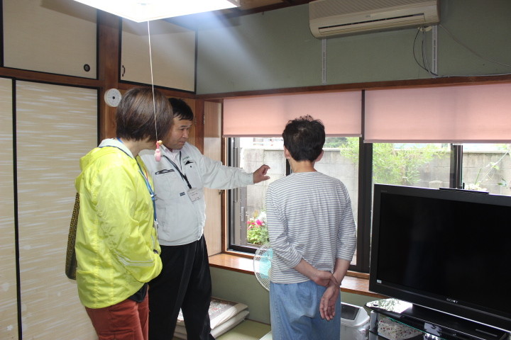 泉北郡忠岡町で施主様も一緒に確認