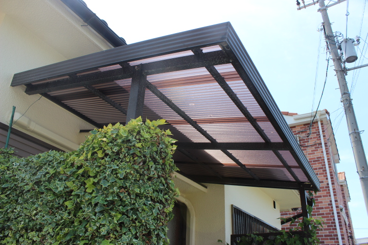 泉北郡忠岡町の波板張替完了