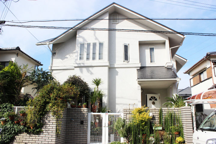 岸和田市岡山町の外壁塗装後