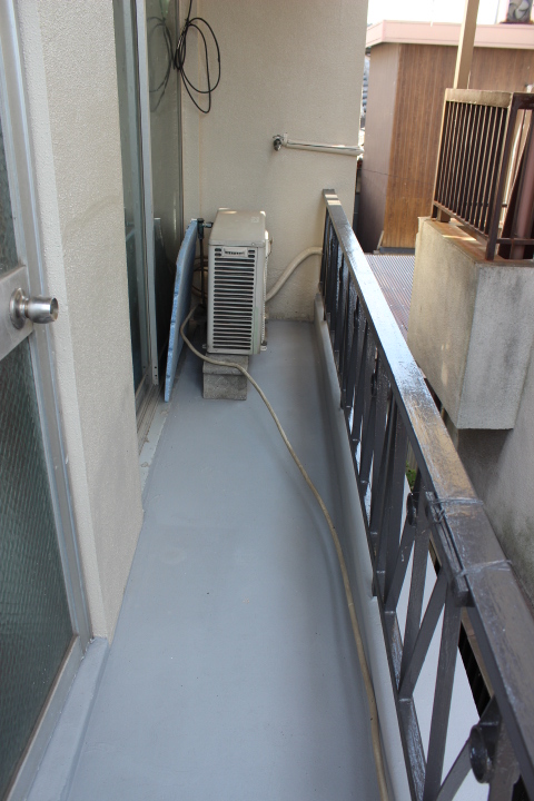 岸和田市のベランダ塗装完了