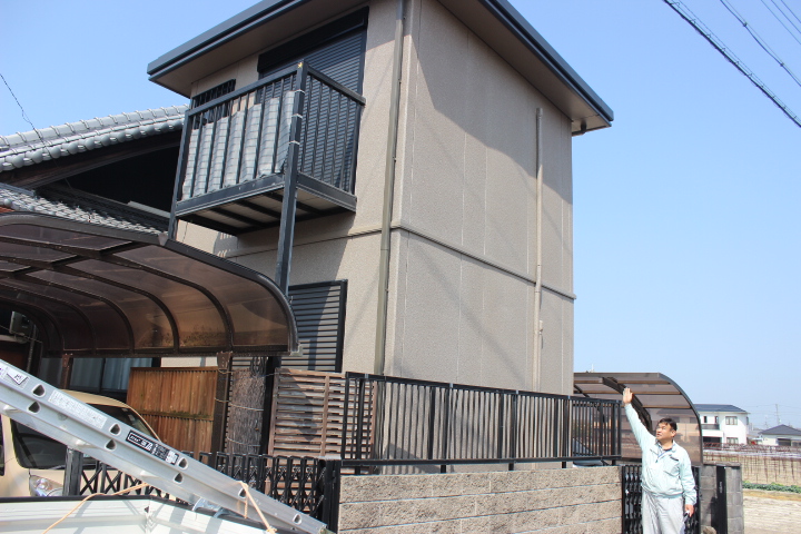 岸和田市の屋根・外壁塗装完了