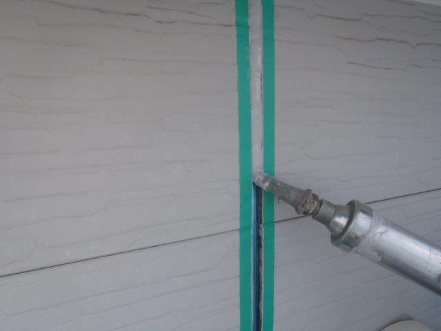 岸和田市三田町の目地のシーリング打ち替え