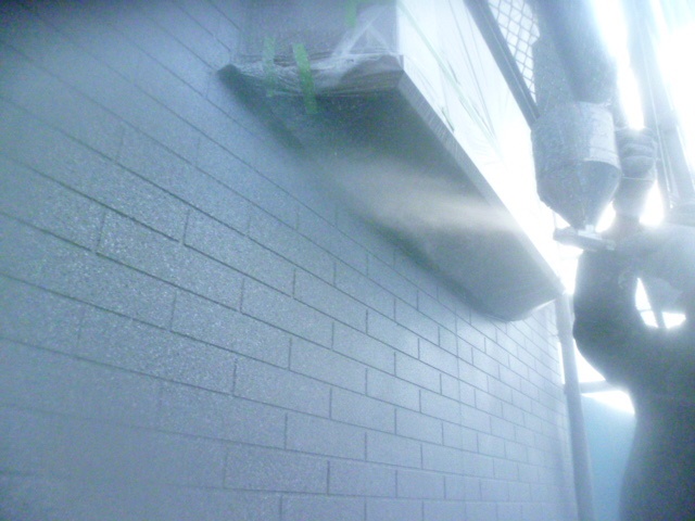 和泉市のサイディング外壁上塗り