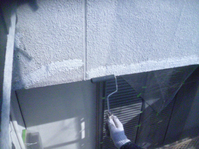 貝塚市の外壁パターン付け