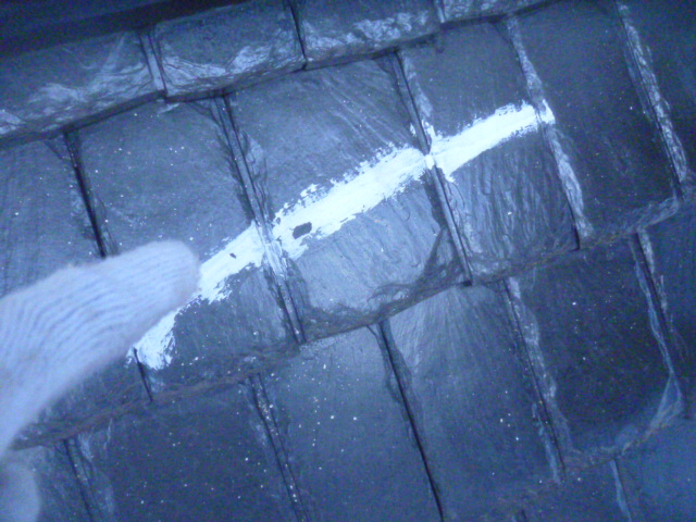 貝塚市のセメント瓦の補修