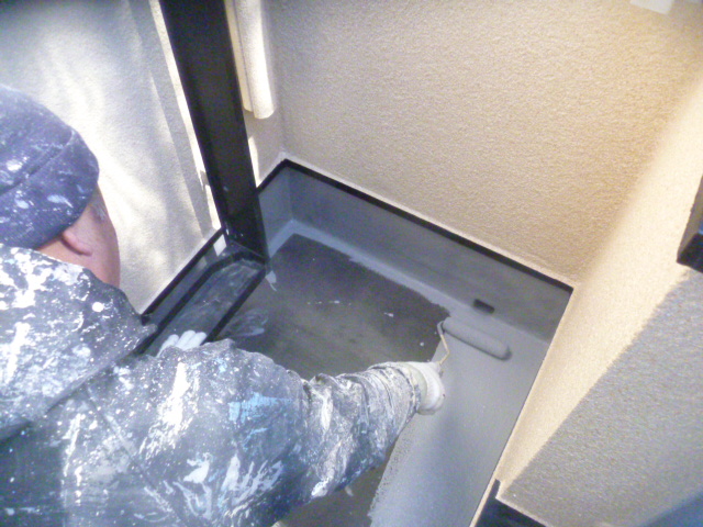 貝塚市のベランダトップコート