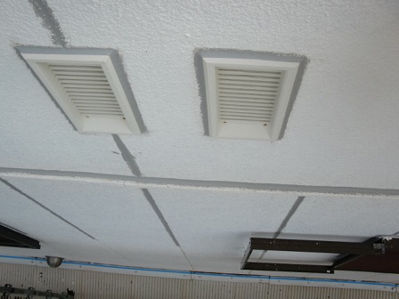 岸和田市上松町の外壁塗装で防水処理の工程