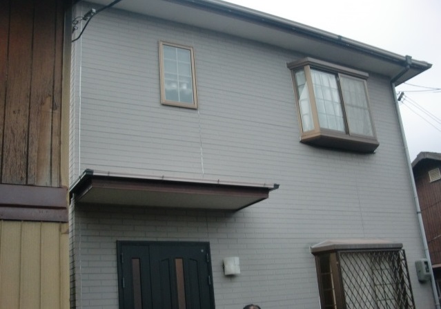 和泉市の塗装前の外部現況