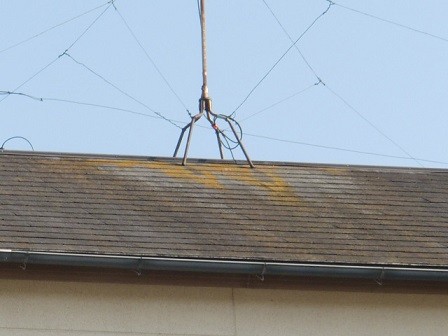 岸和田市真上町の屋根塗装と外壁塗装で足場設置