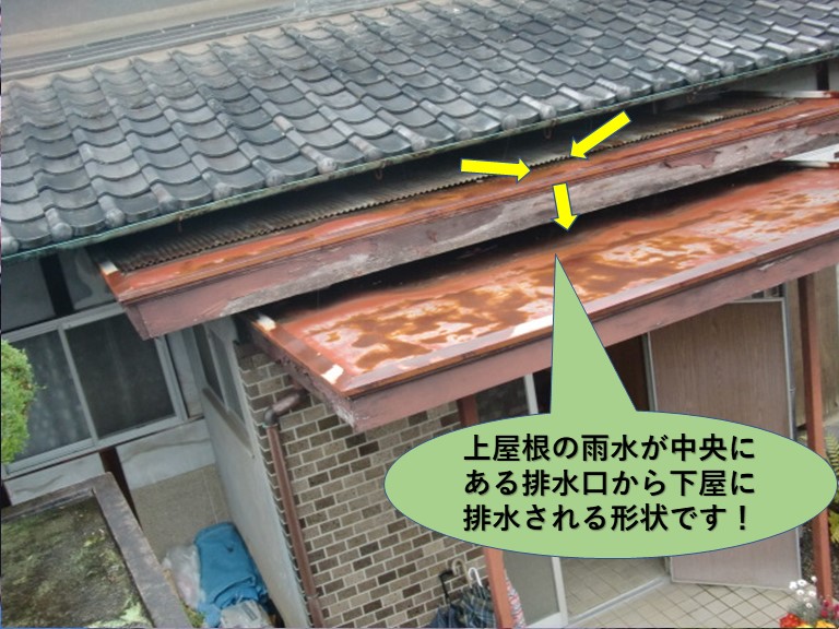 泉北郡忠岡町の上屋根の形状