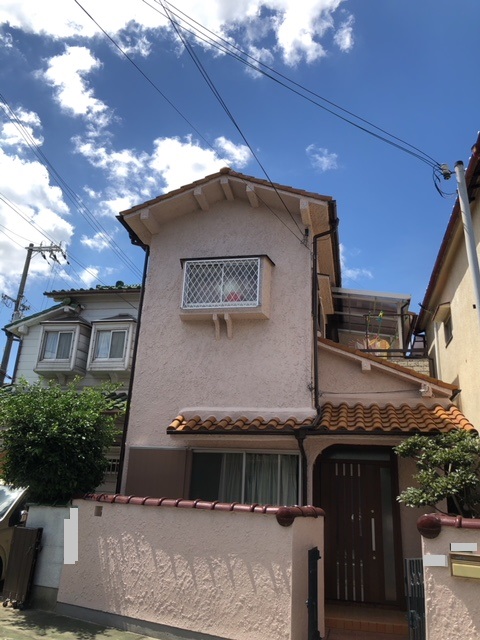 岸和田市の外壁塗装完了