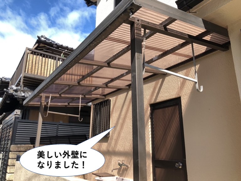 和泉市の塗装で美しい外壁になりました