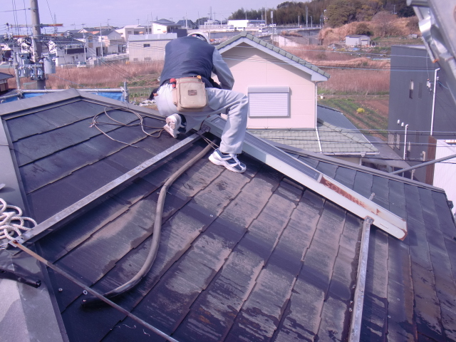 岸和田市尾生町のソーラー解体